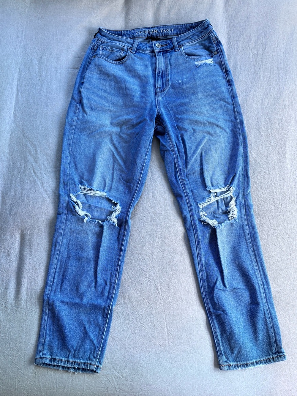 American Eagle Outfitters Distressed Mom Jeans